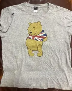 【激レア】Disney プーさん イギリス国旗 Tシャツ L