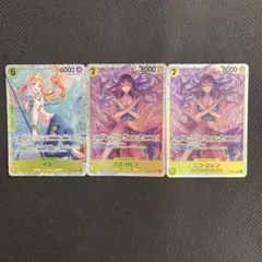 ワンピースカード　ナミ　ロビン　sr