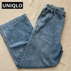 UNIQLO デニム　パンツ　ワイドパンツ　150