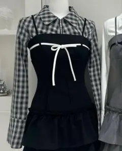bubbles Front zip shirt blouse