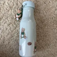 新品 スタバ＆ジェラートピケ ベアチャーム付 ステンレスボトル ミント