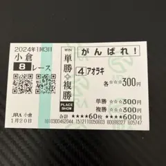 2026年最新】アオラキ 馬券の人気アイテム - メルカリ