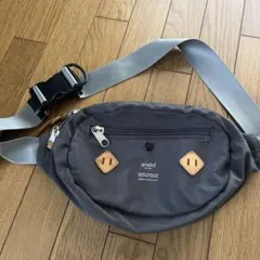 anello ボディバッグ グレー