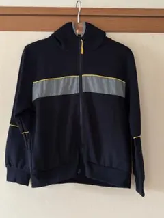 ikka ジップアップパーカー ネイビー 160