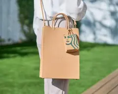 Starbucks レザー調 ショルダーバッグ - メルカリ