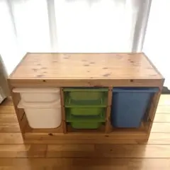 IKEA トロファスト 収納ボックス付 イケア 棚のサムネイル