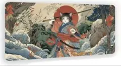 プレイマット　猫　ネコ　和風　デスクマット