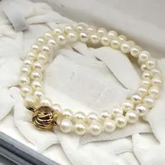 25972✨照り強 本真珠 あこや真珠 パール ネックレス アコヤ シルバー