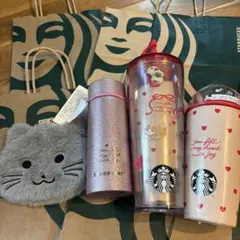 新品・未使用】スターバックス バレンタイン 4個セット タンブラー 【新品・未使用】スターバックスバレンタイン４個セットタンブラーマスコット