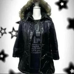 Y2K ファー付きダウン 平成 グランジ
