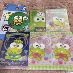 けろけろけろっぴ 缶バッジ　ウエハースカード　まとめ売り