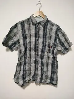 ディッキーズ 半袖シャツ チェック柄 メンズ トップス 【L】 カジュアルシャツ