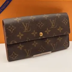 【鑑定済み】ルイヴィトン✨長財布✨モノグラム✨ポシェットポルトモネ クレディ