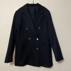 【ネイビー ダブルブレストブレザー 】