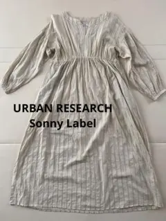 URBAN RESEARCH Sonny Label ストライプシャツワンピース