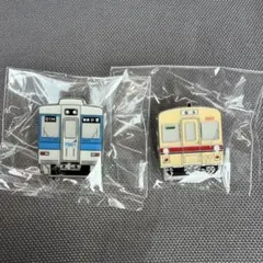 カプセルトイ「車両ピンバッジコレクション」 北総鉄道7000形 関東鉄道キハ0形