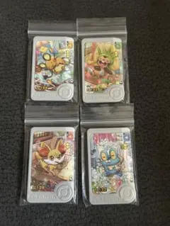 ポケモンフレンダ　ベストタッグ デデンネ　ハリマロン　フォッコ ケロマツ