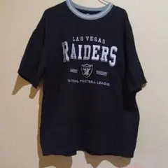 ラスベガス・レイダース Tシャツ NFL　Мですが大きい　古着 wego別注