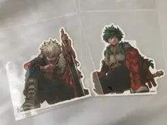 僕のヒーローアカデミア　緑谷出久　爆豪勝己　ダイカットステッカー　十傑　ヒロアカ
