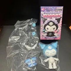 未使用！Kuromi フィギュア 青色 交換用パーツ付き