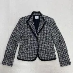 ✨極美品✨ 自由区　ツィードジャケット　Lサイズ　入学式　フォーマル　スーツのサムネイル