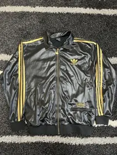 【希少】adidas CHILE 62 セットアップ トラックジャケット 黒×金