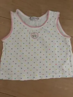 Fami Lia ドット柄タンクトップ 80