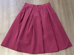 【美品】Apuweiser-richeフレアスカート ひざ丈 ピンク