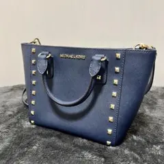 MICHAEL KORS ネイビー ショルダーバッグ