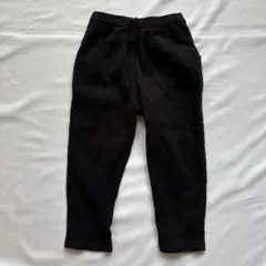 petit main 黒 （楊柳）クロップドパンツ 《110》