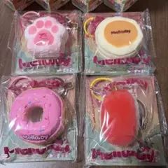 新品 Mellojoy ミニランド 4個セット スフレ　肉球　サーモン　ドーナツ Mellojoy ミニランド スフレ 肉球 ドーナツ ピンク - メルカリ