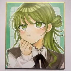 【原画】創作 手描きイラスト ミニ色紙