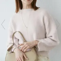 ロペピクニック　フラッフィーニット　ふわふわMIXフェザーニットプルオーバー