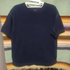 90sフルカウント　半袖スウェット　Tシャツ　インディゴ　ネイビー　ヴィンテージ