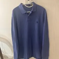 未使用品　POLO RALPH LAUREN 長袖ポロシャツ ネイビー
