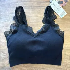 アツギ ノンワイヤー ブラ カップ付き 黒 Ｍのサムネイル