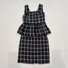 ビーラディエンス　セットアップ　ペプラム　トップス　スカート　ワンピース　リボン