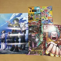 少年ジャンプ　僕のヒーローアカデミア　ヒロアカ　付録　ポスター　ステッカー