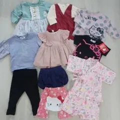 新品タグつきあり　女の子　80㎝　まとめ売り　春服　夏服　10着