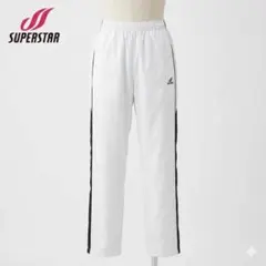 SUPERSTAR ミズノ トラックパンツ O ホワイト ウインドブレーカー　M