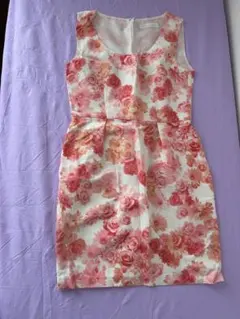 CECIL Mc BEE 花柄ノースリーブミニワンピース Mサイズ