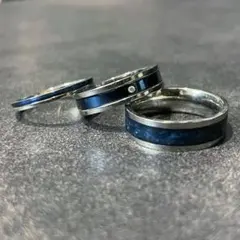 リング　ブルーカラー　ステンレスのサムネイル