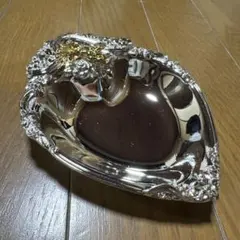 天使モチーフ シルバー調 トレイ 小物入れ インテリア　エンジェル