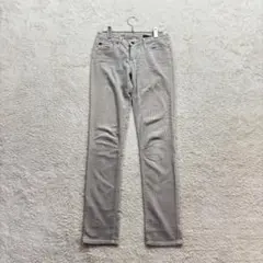 セオリー【25】グレー コーデュロイ ストレッチ パンツ 綿混 カジュアル 秋冬