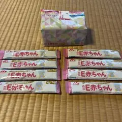 森永　E赤ちゃん　エコらくパック　詰め替え用400g×1パック　スティック8本