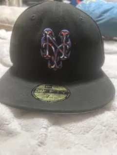 New Era 59FIFTY ブラックキャップ サイズ7