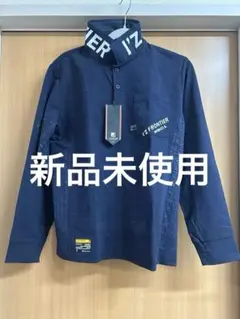 アイズフロンティア　 ポロシャツ　長袖　作業服　ネイビー　S