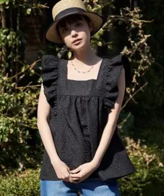 【美品】FREAK'S STORE ノースリーブブラウス