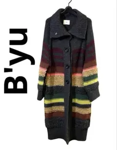 B.yu/バイユー★アウター　ニットコート　カラフル　ロングコート　カーディガン