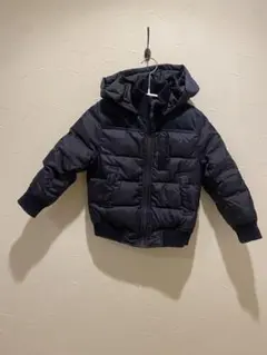 COMME CA ISM ネイビー中綿コート110cm